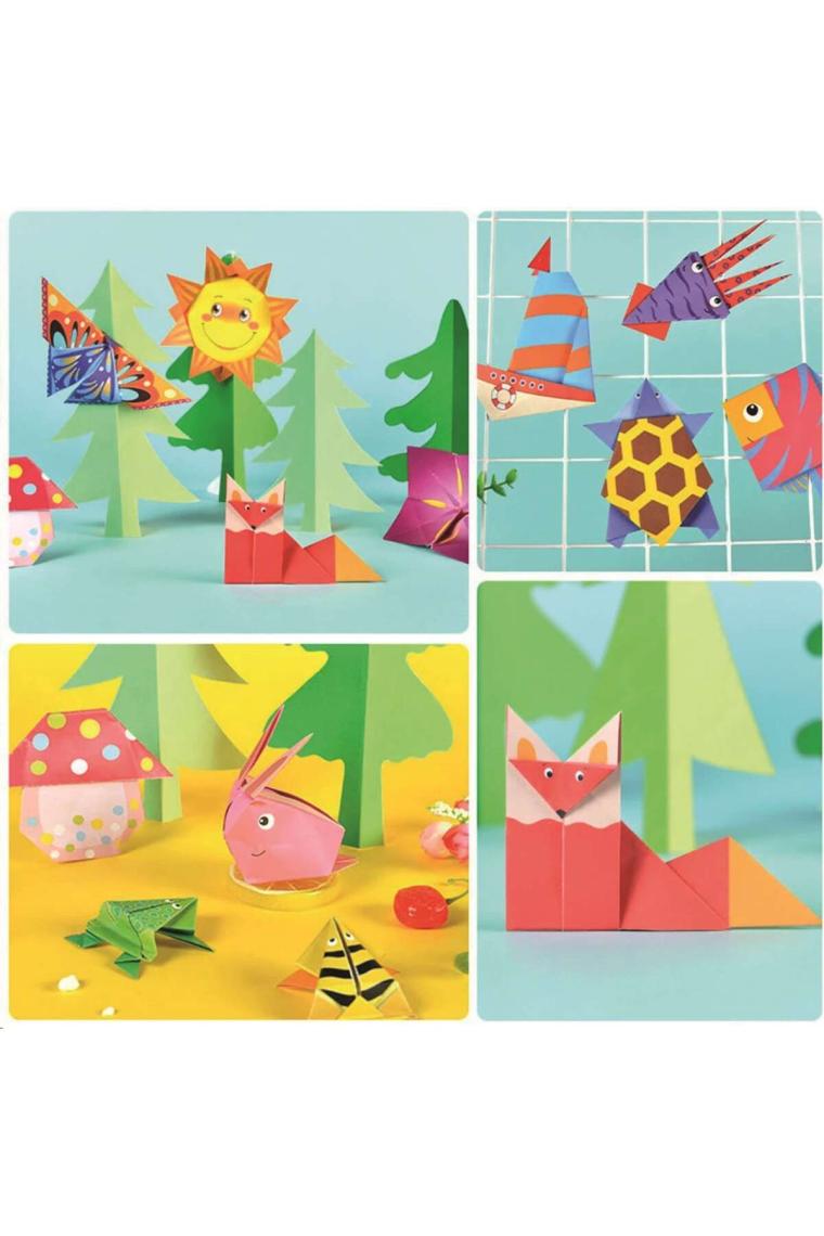 Rossie Origami Seti - 3 Boyutlu Hayvanlar - 48 Sayfa