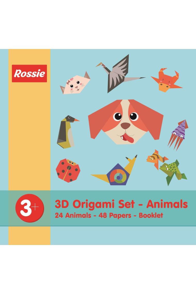 Rossie Origami Seti - 3 Boyutlu Hayvanlar - 48 Sayfa