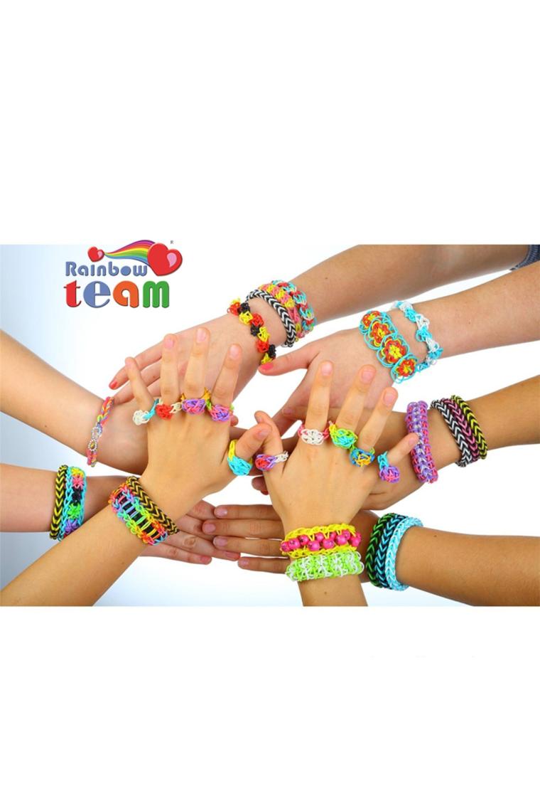 Rainbow Team 7200 Parça  Bileklik Yapım Seti Rainbow 7200