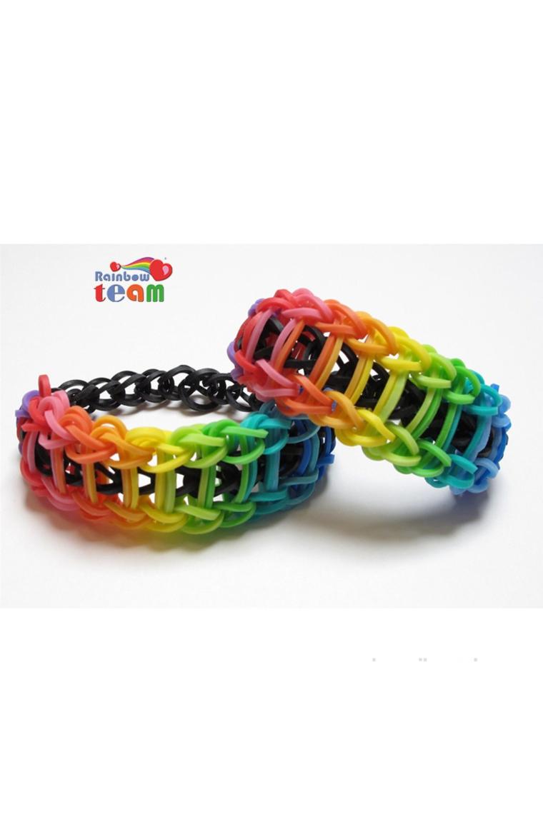 Rainbow Team 7200 Parça  Bileklik Yapım Seti Rainbow 7200