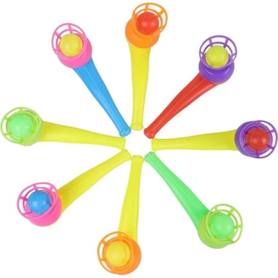 5 Adet Saksafon Top Üfleme Oyunu Karne Hediyesi Eğitici Oyuncak Pipetli Popit