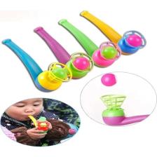 5 Adet Saksafon Top Üfleme Oyunu Karne Hediyesi Eğitici Oyuncak Pipetli Popit
