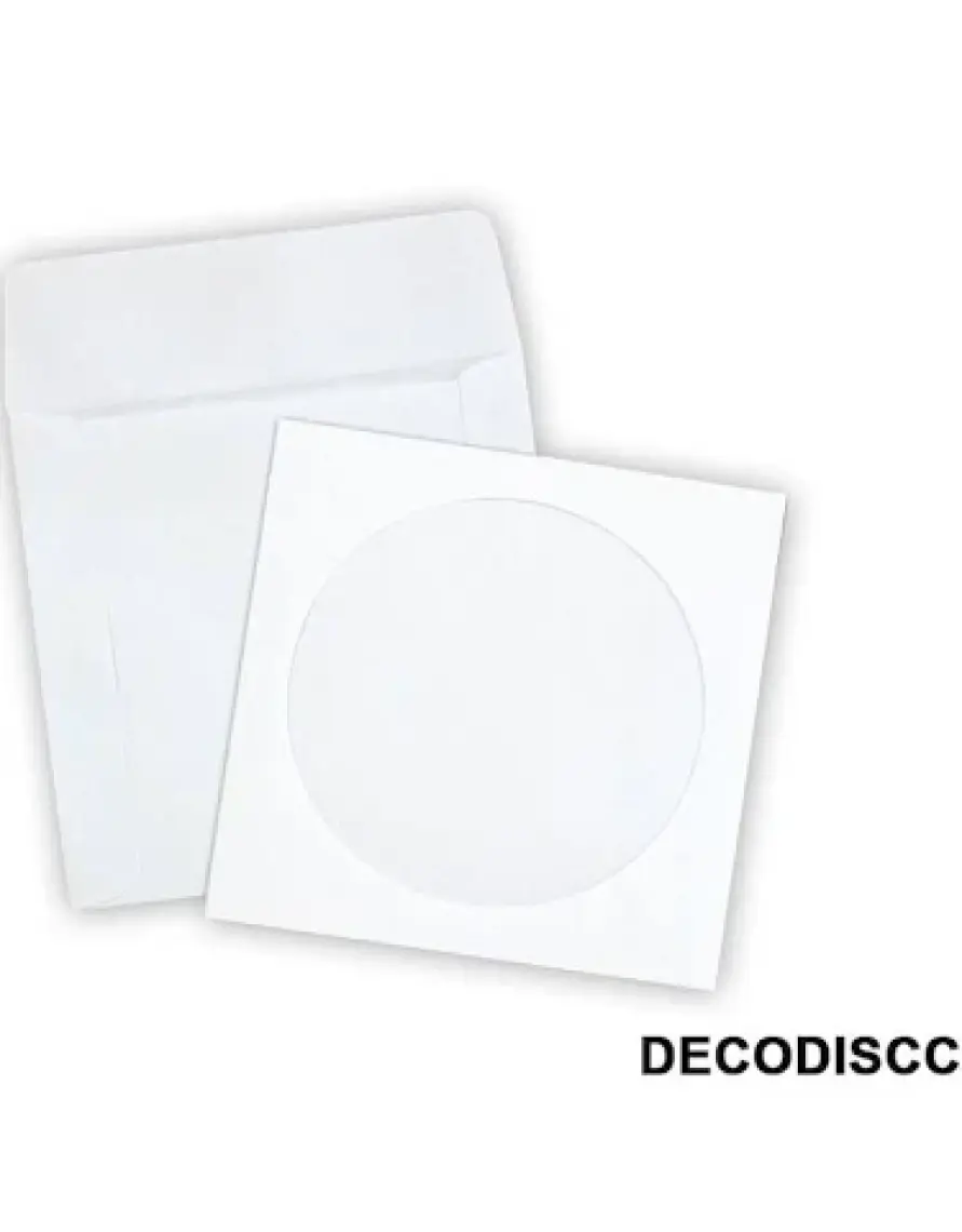 Decodi̇sk CD Zarfi 100 Lu Beyaz