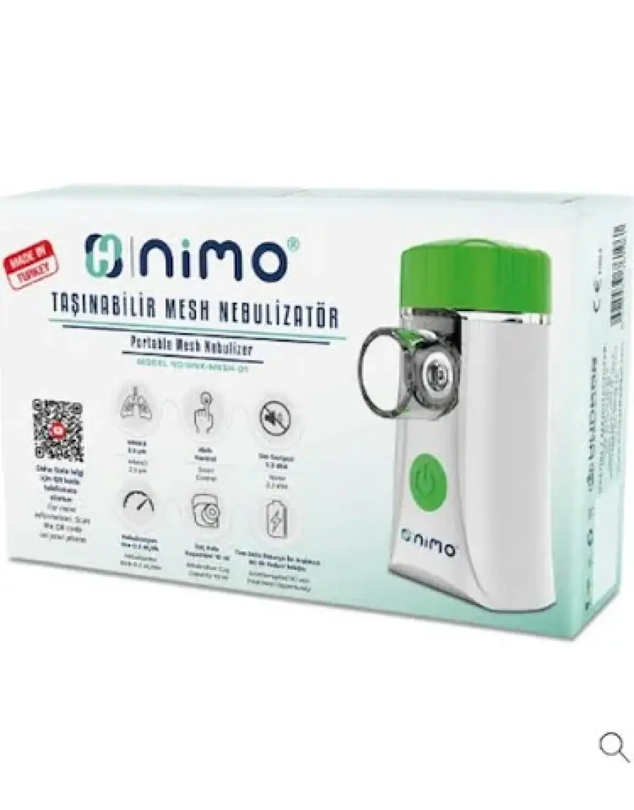 Nimo Hnk-Mesh-01 Şarj Edilebilir Taşınabilir Mini Mesh Nebulizatör