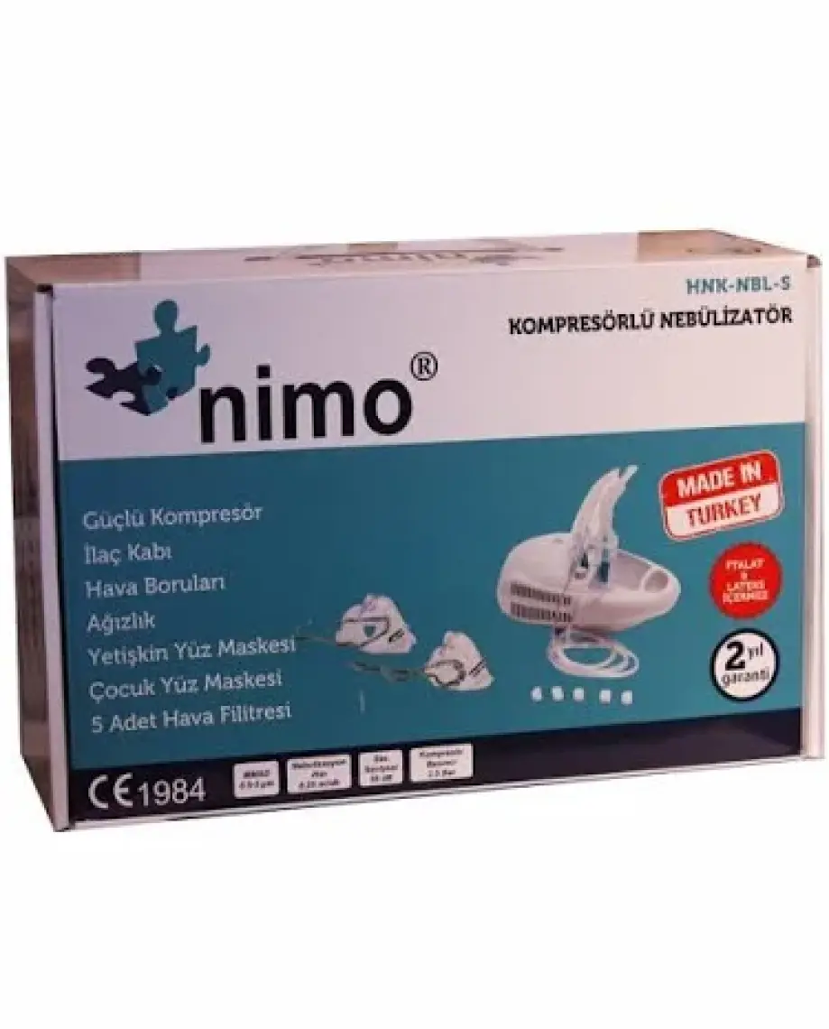 Nimo Hnk-Nbl-S Kompresörlü Nebulizatör