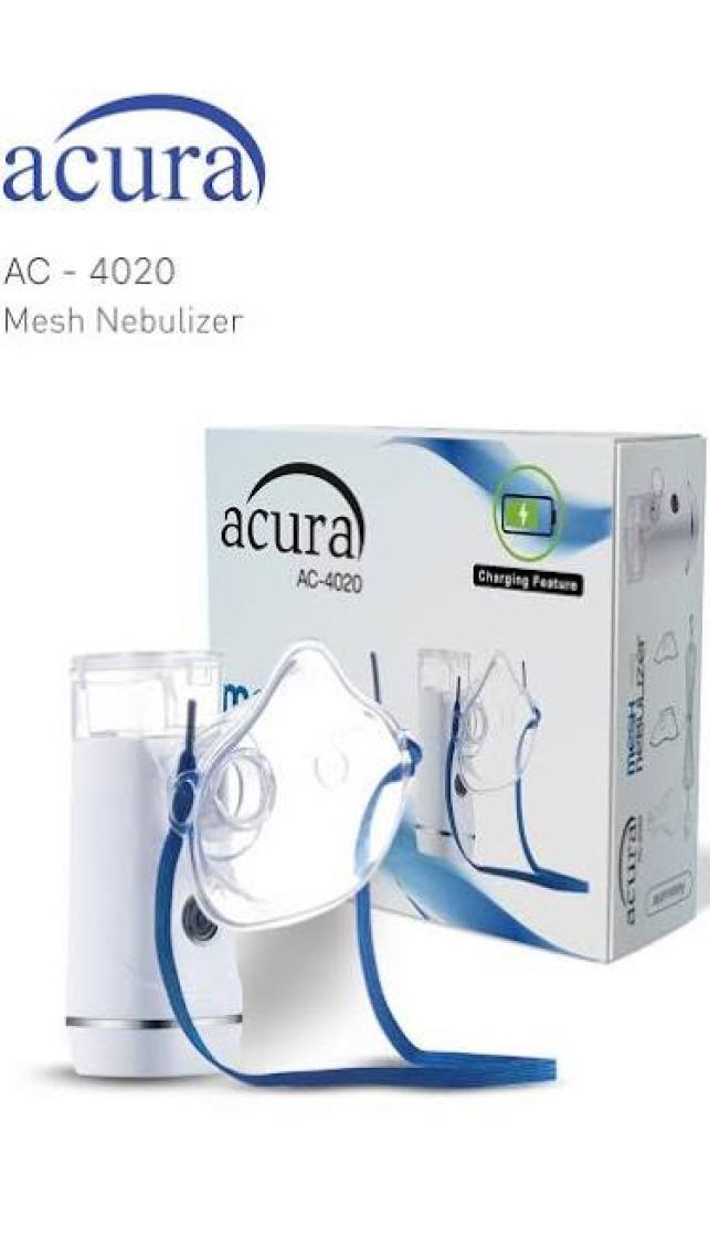 Acura AC-4020 Taşınabilir Mesh Nebulizatör Çok Hafif Süper Sessiz