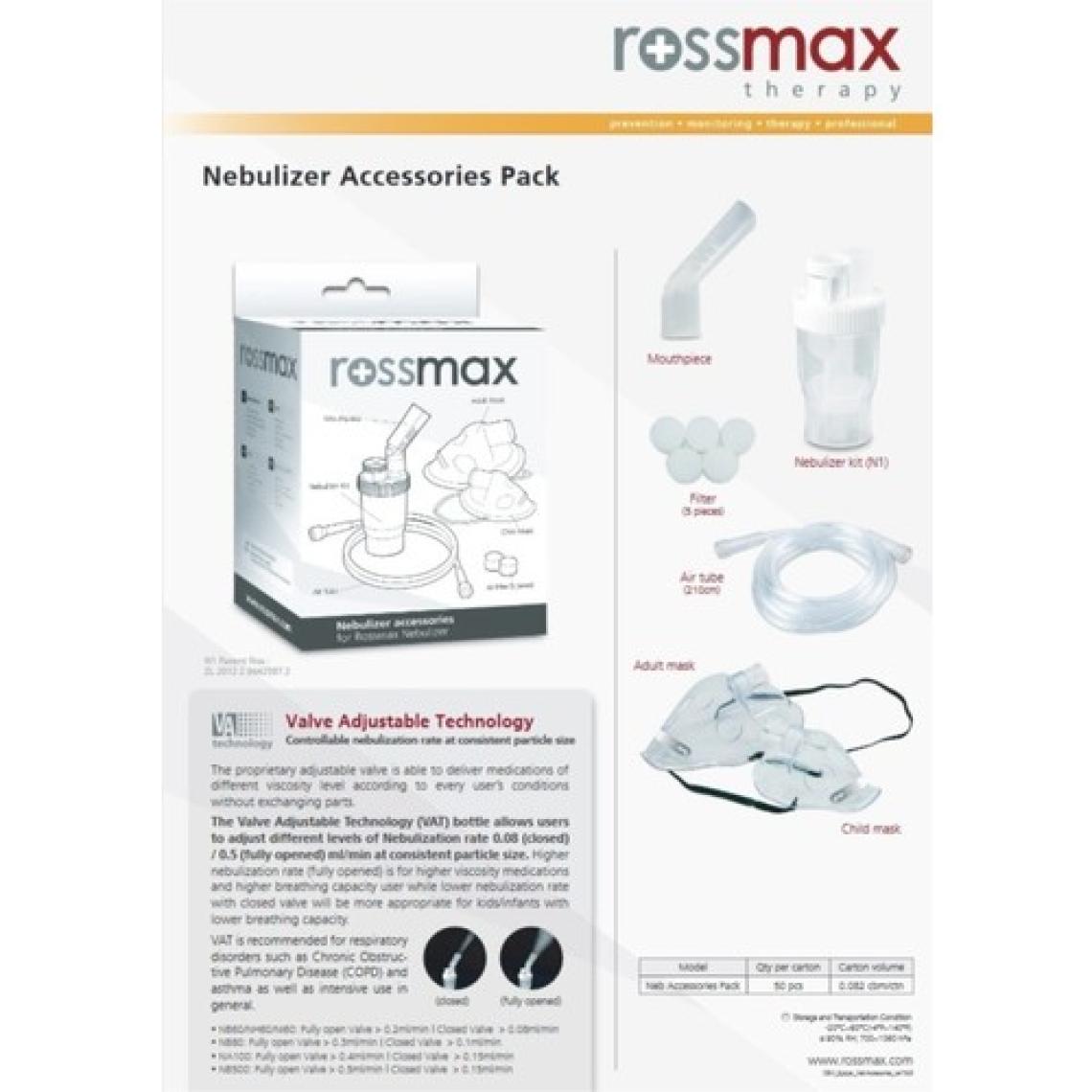 Rossmax Nebulizatör Maskesi Ve Seti