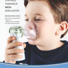 Taşınabilir Yeni Mesh Nebulizatör Şarjlı,kademe Ayarlanabilir 3 Kademeli(LT-N200)