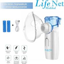 Life Net Medikal Taşınabilir Mesh Nebulizatör Şarzlı Süper Sessiz Yeni Nesil Nebulizatör YS35