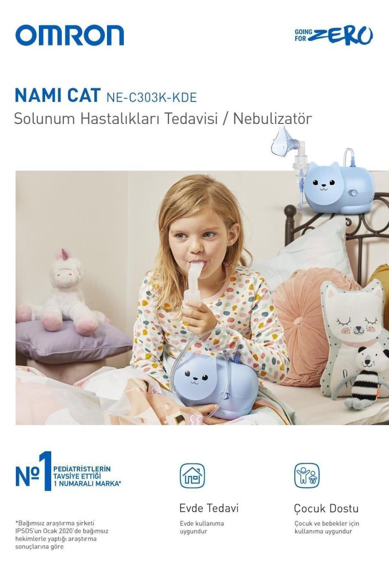 Nami Cat Çocuklara Uygun Sevimli Nebülizatör