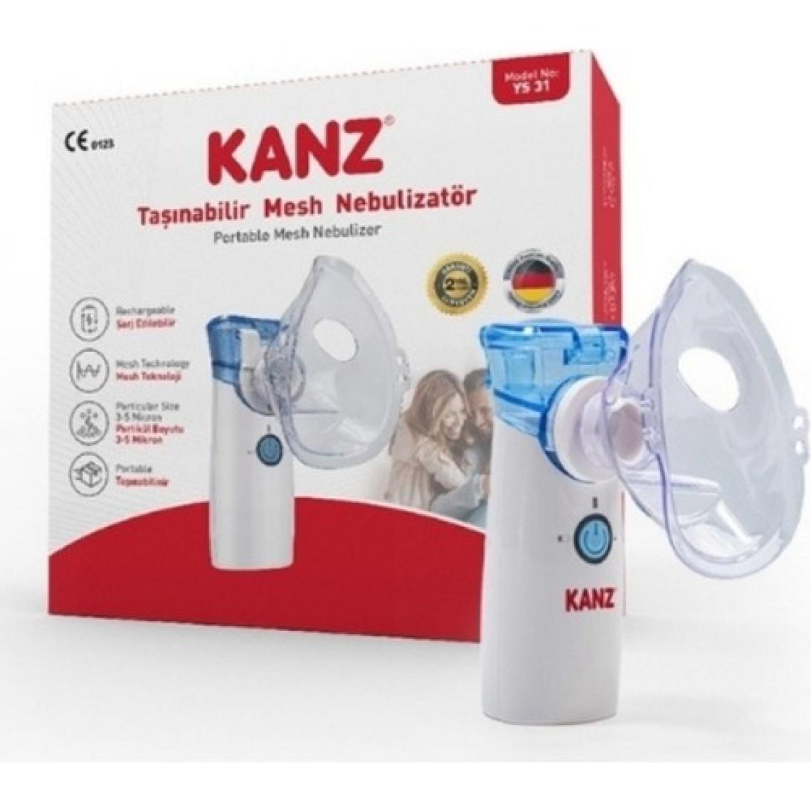 Kanz Taşınabilir Mesh Nebülizatör Şarjlı