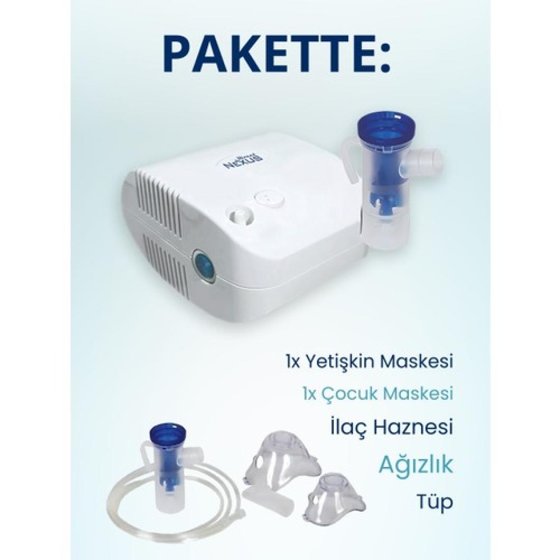 Direct Nexus Kompresörlü Buhar Makinesi Nebulizatör