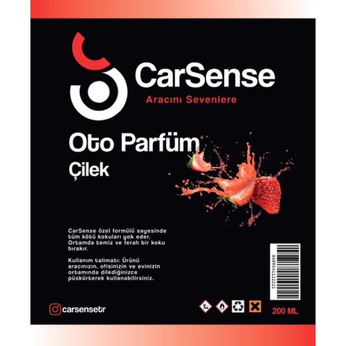 Carsense Oto Parfüm Çilek - Sprey Araç Kokusu 200 ml