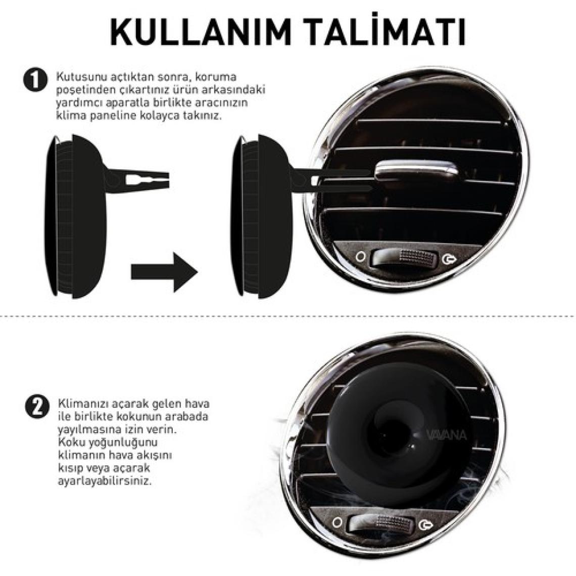 VAVANA Araba Klima Kokusu Spin Oto Kokusu - Mystic
