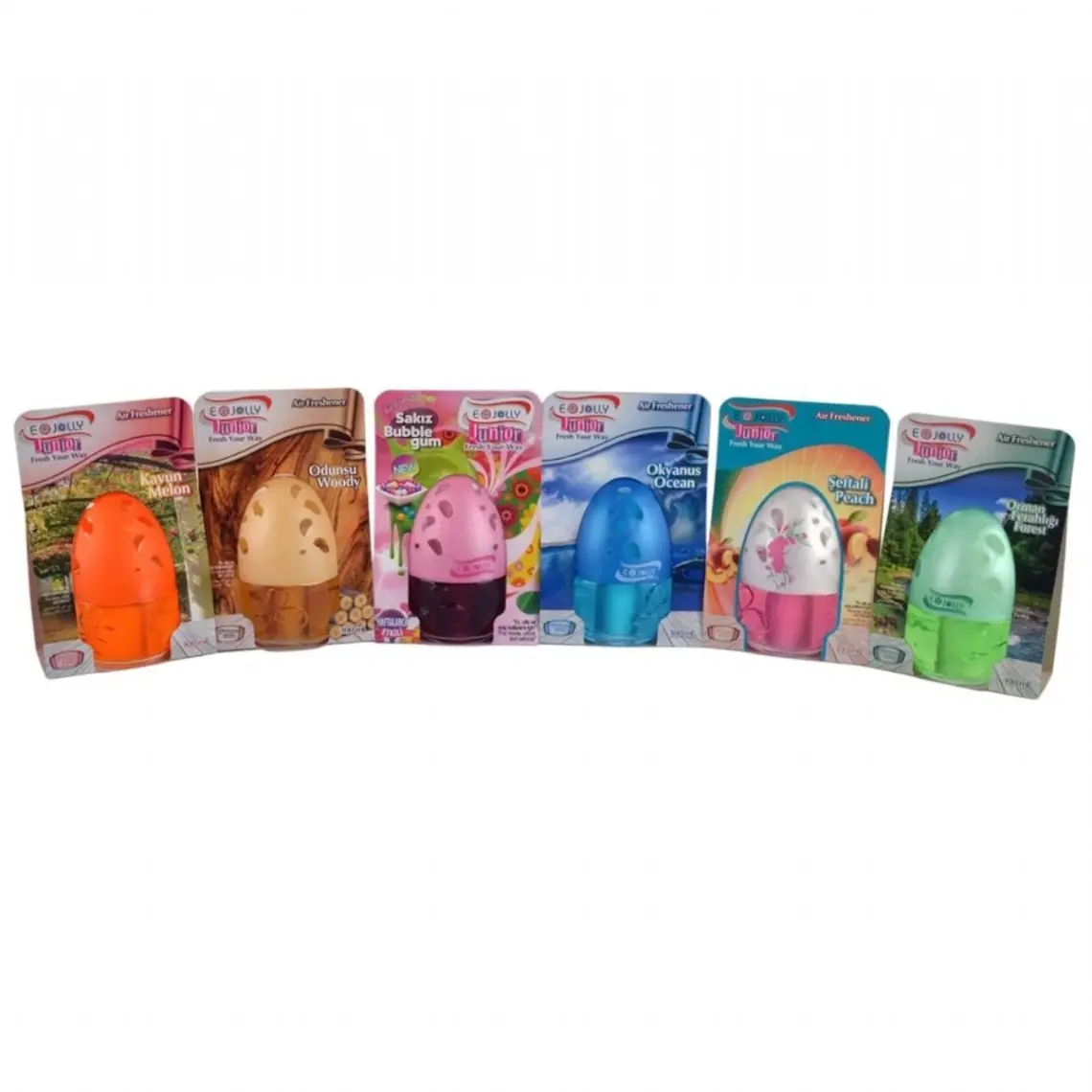 E-Jolly Koku Kolçak Içi Dünya Cam Şişe (Şeftali) 100ML