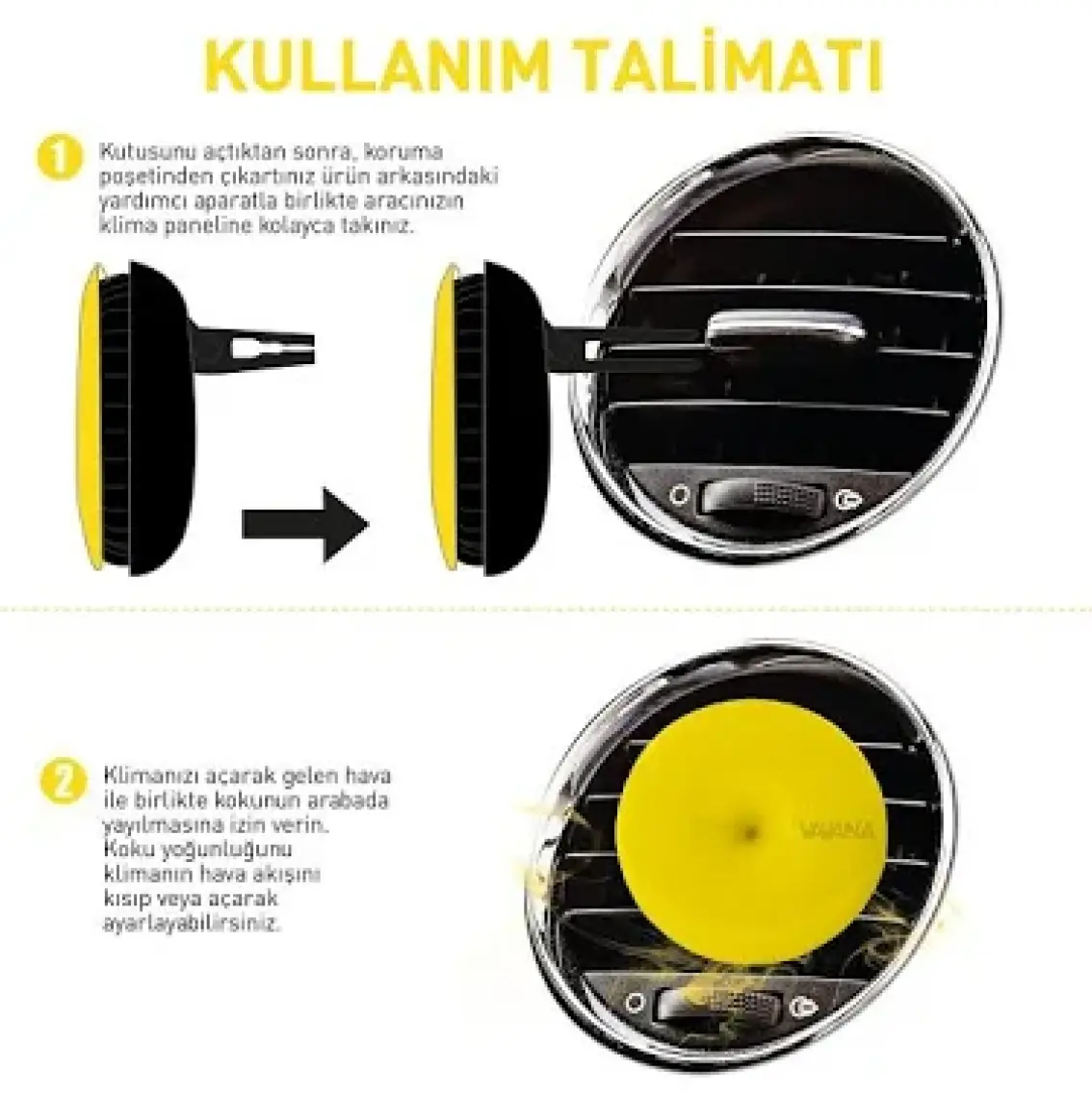 Araba Klima Kokusu, Spin Oto Kokusu, Profesyonel Otomobil Kokusu - Energetic 2 Adet