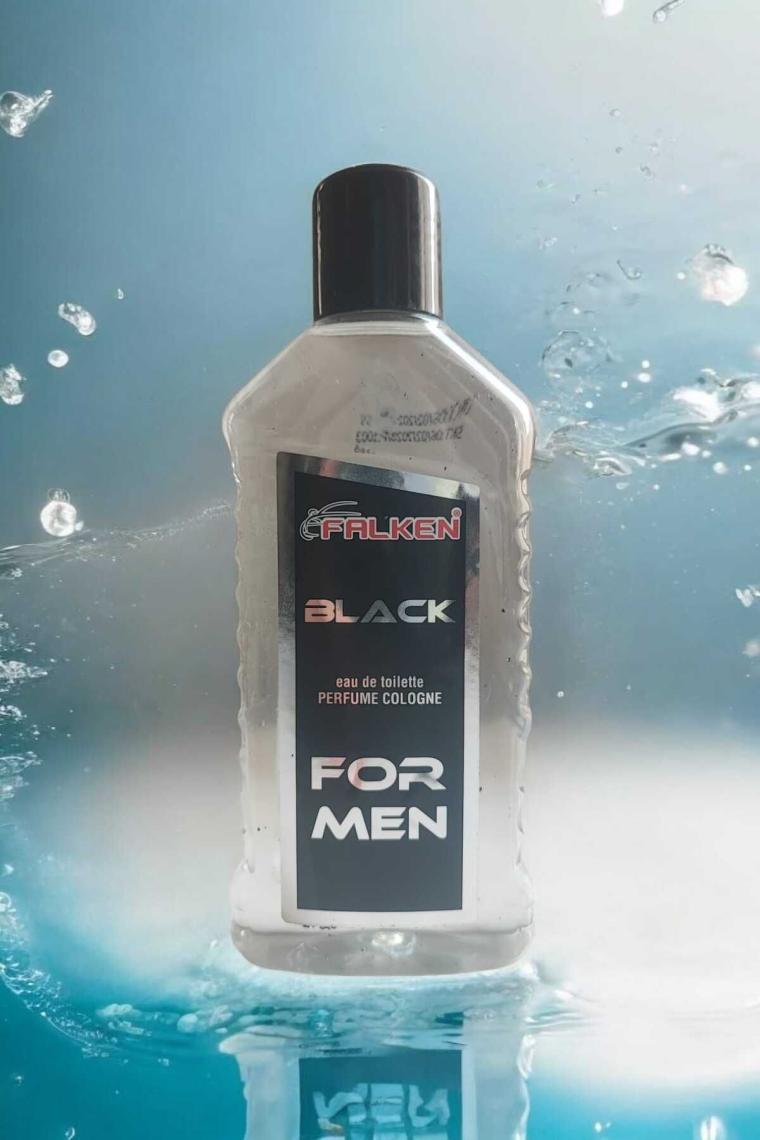 Falken Black Perfume Cologne Pet Şişe Kolonya For Men 200 ml
