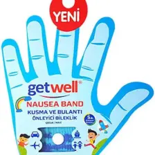 Getwell Nausea Kusma ve  Bileklik Band (Yetişkin) Siyah