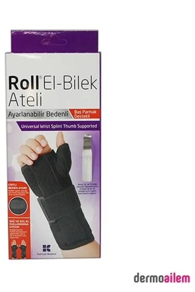 Standart El Bilek Ateli Başparmak Destekli Ayarlanabilir Çift Yönlü Standart