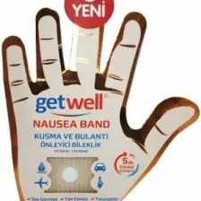Getwell Nausea Kusma ve  Bileklik Band (Yetişkin) Siyah