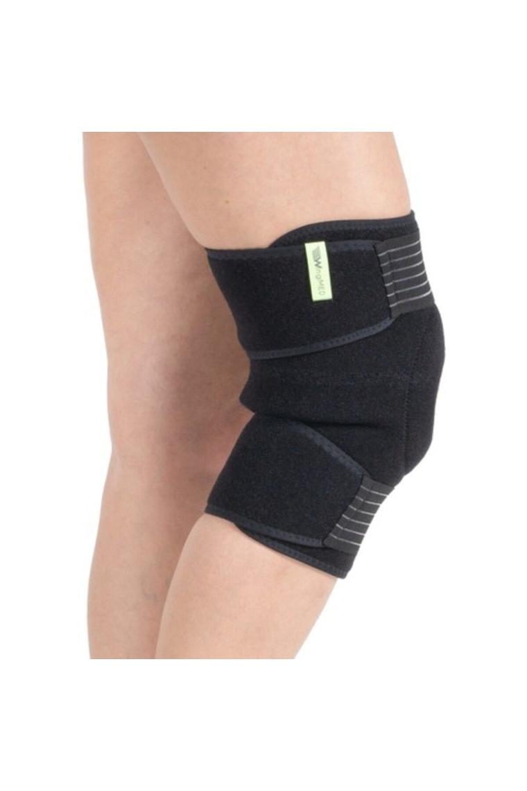 W504 Patella Destekli Siyah Cırt Ayarlı Standart Beden Dizlik