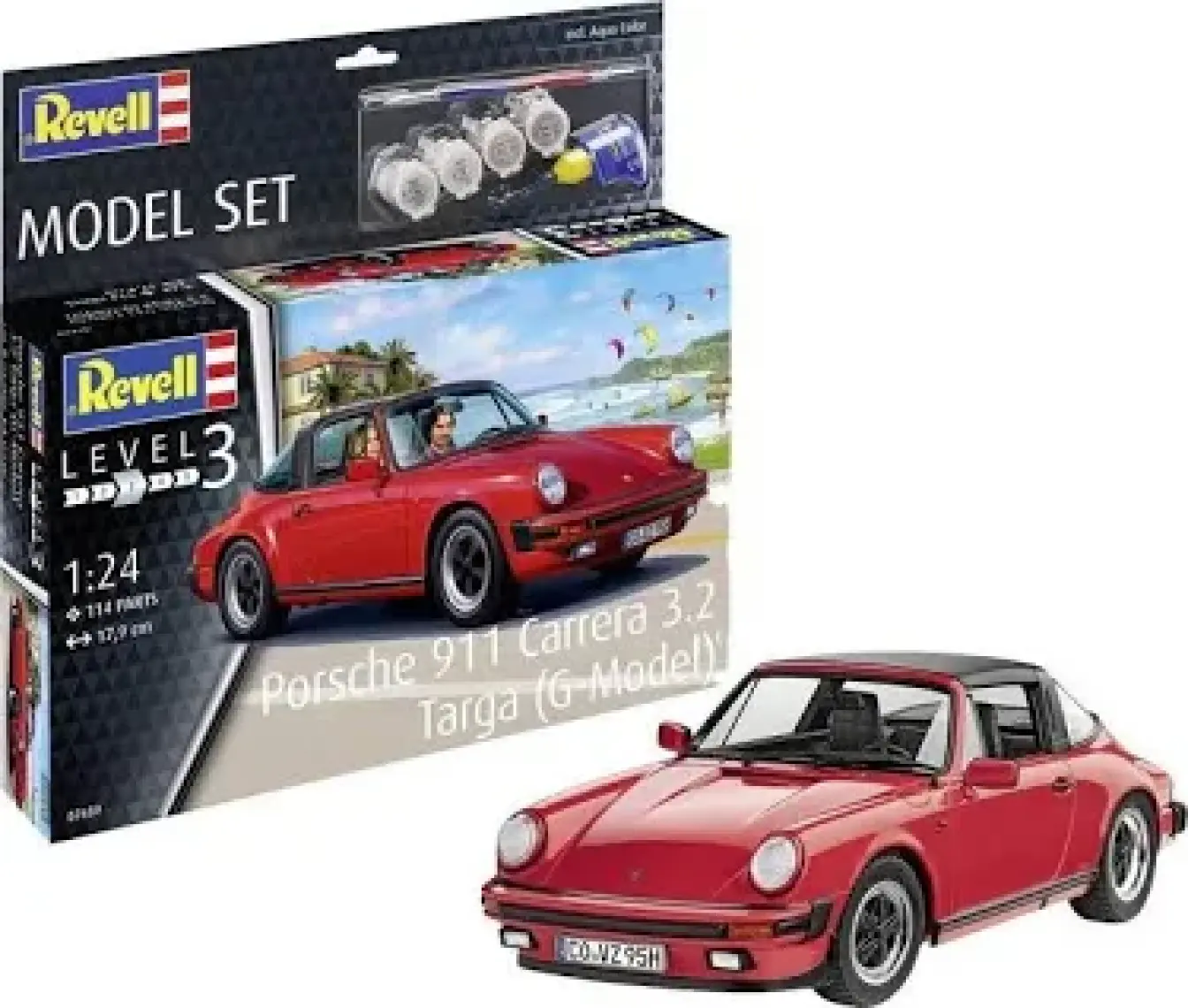Revell 1:24 Model Set Araba Porsche 911 3.2 Targa G-Model 67689