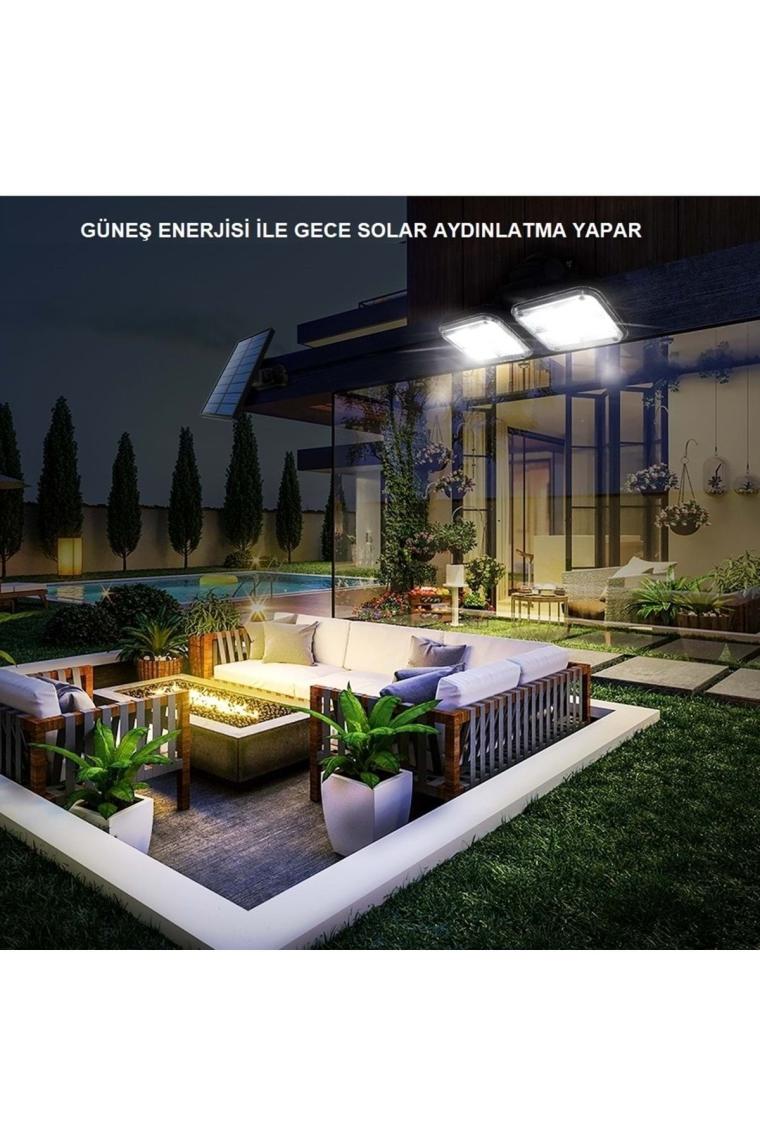 Güneş Enerjili Aydınlatma Solar Lamba 20w 120 Led