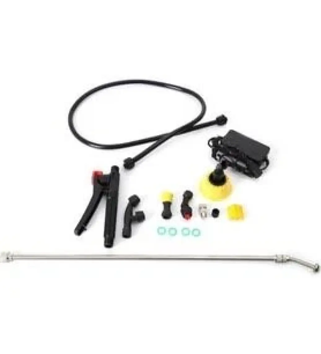 HB Garden Tools 16 Lt Şarjlı Turbo İlaç Pompası - Dayanıklı Hava Bölmeli, 120 cm Hortum ve 60 cm Püskürtme Çubuğu, Yeşil-Mavi-Beyaz-Sarı