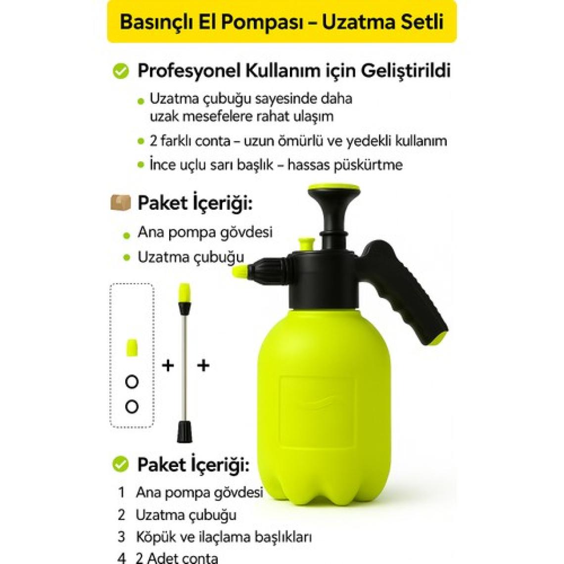 Olinda Basınçlı Ilaclama  Pompası Su Püskürtücü Pompa Bahçe Çiçek Sulama Ilaclama
