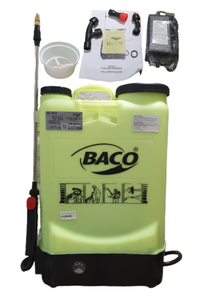 Bc 16 A Şarjlı Akülü Pulverizatör Ilaçlama Pompası 16 Litre Basınç Ayarlı