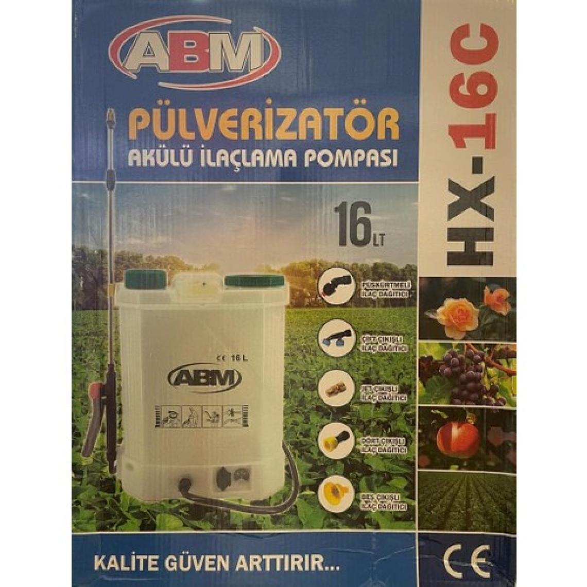 ABM Şarjlı Püskürtme Makinası 16LT