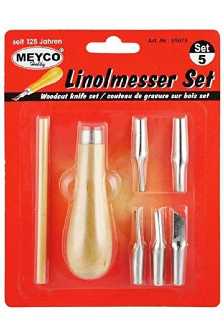 Linol Oyma Seti 6lı / Bs106