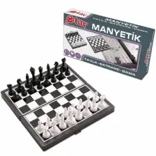 Star Oyun Manyetik Satranç Tavla Dama Seti