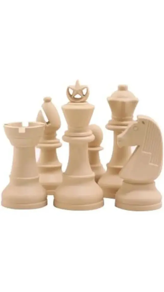 Star Chess Ahşap Satranç Takımı Plastik Satranç Taşlı
