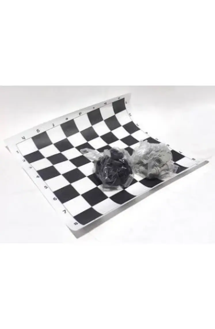 Vale Okul Tipi Satranç Takımı Rulo Çantalı Büyük Boy Kutulu 44 cm