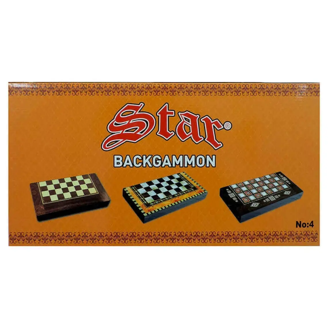 Star Polyester Sedef Tavla (Orta Boy)