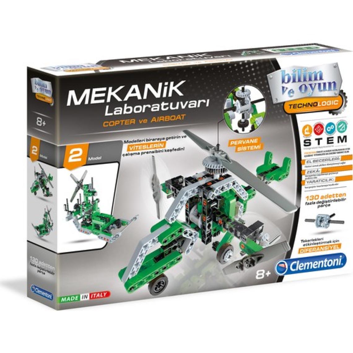 Clementoni Mekanik Laboratuvarı Helikopter ve Tekne 64299