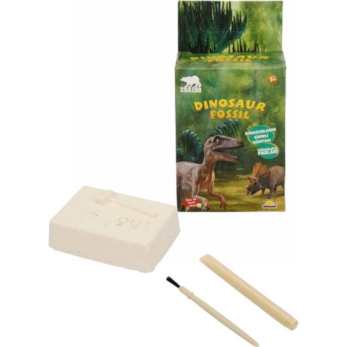 Crazoo Fosil Kazı Seti Karanlıkta Parlayan Dinozor Eğitici Oyuncak