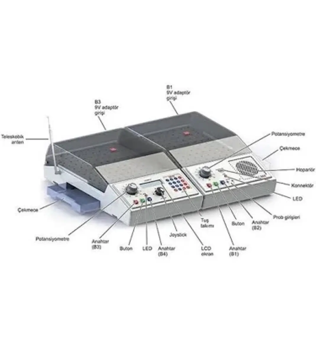 Tees AR-2000 Süper Gelişmiş Kodlama Laboratuvarı Arduıno® Uyumlu