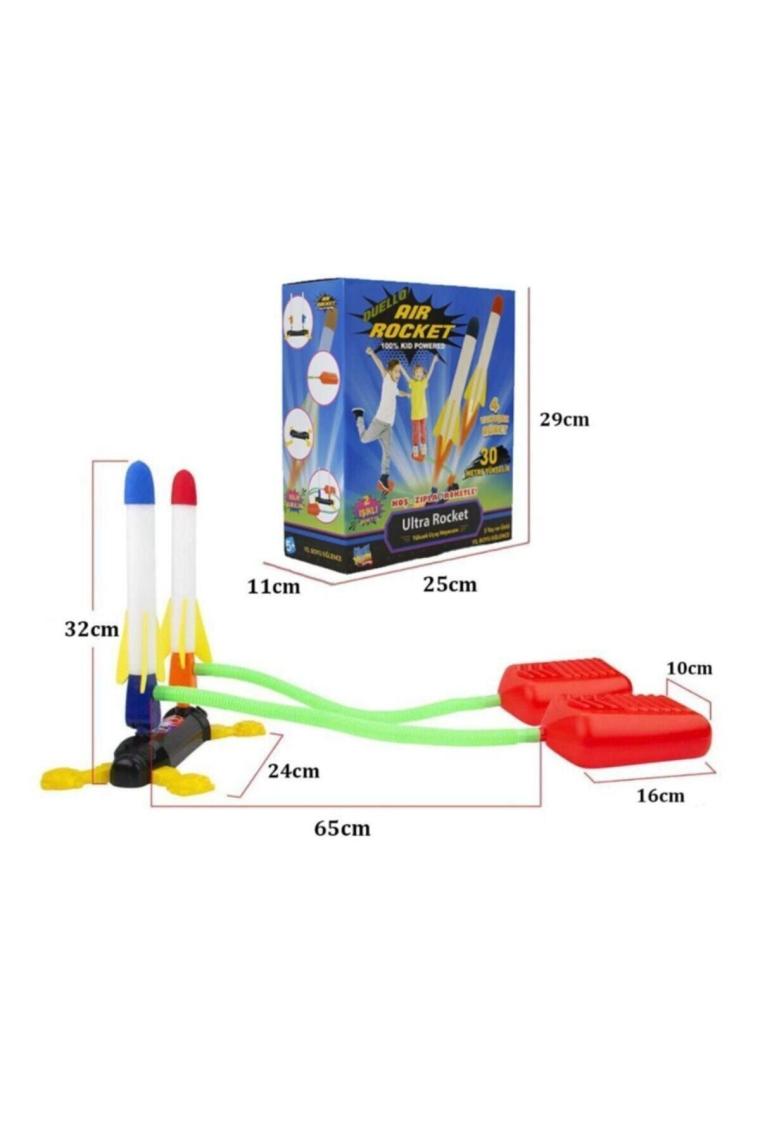 Kayyum Oyuncak Ultra Uçan Air Rocket Düello 4'lü 9012