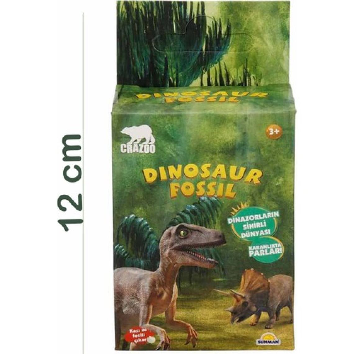 Crazoo Fosil Kazı Seti Karanlıkta Parlayan Dinozor Eğitici Oyuncak