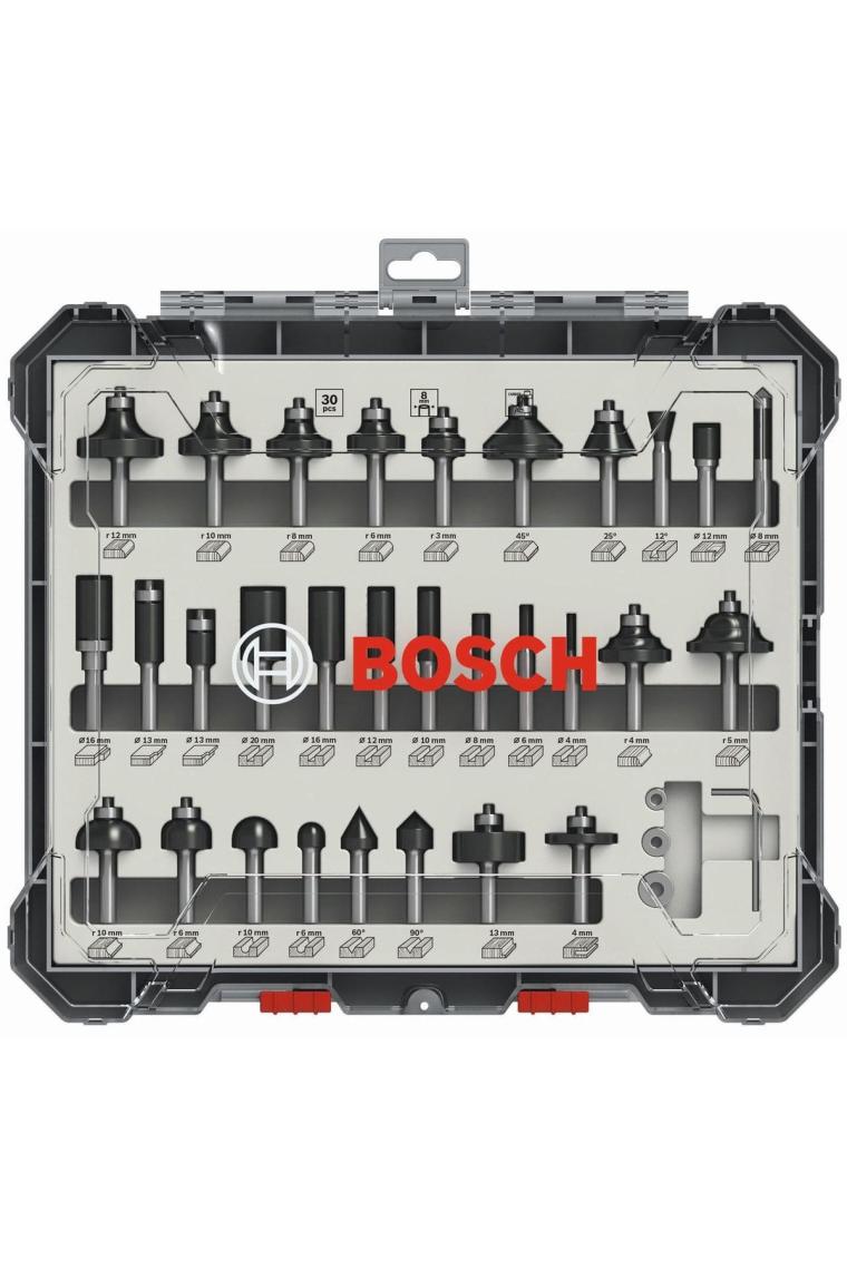 30 Parça Karışık 8 Mm (PRO) Freze Ucu Seti - 2607017475