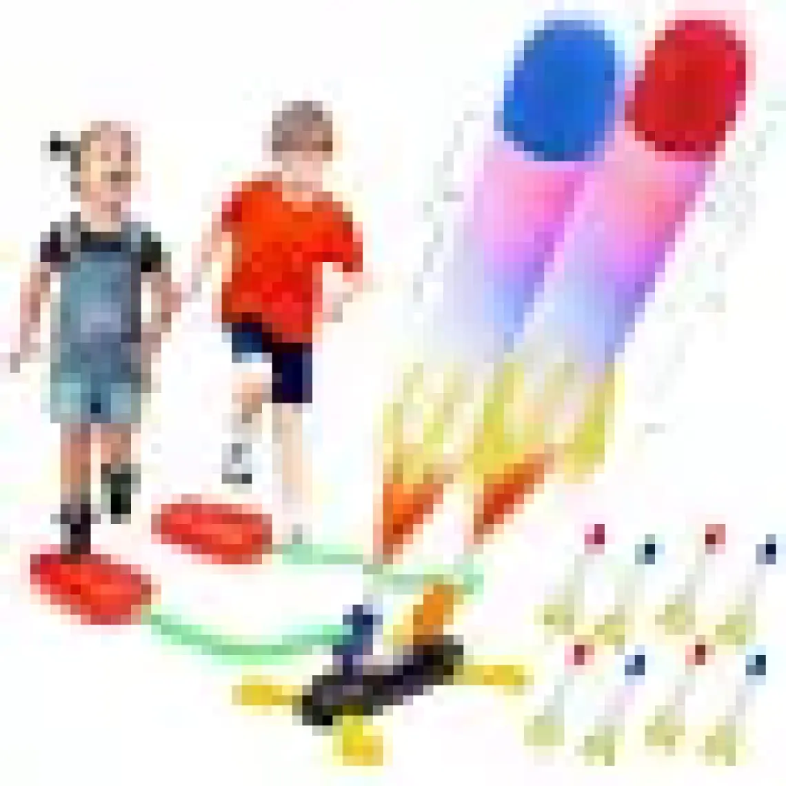 Kayyum Oyuncak Ultra Uçan Air Rocket Düello 4'lü 9012