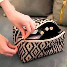 ALAS Seyahat Makyaj Organizeri - Bej - 24X13X14 cm