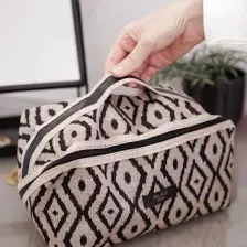 Bohe Makyaj Çantası, Düzenleyici, Seyahat Tipi Çanta Organizer 24X16X13 cm