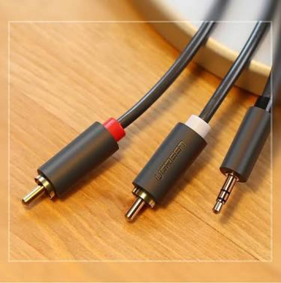 Ugreen 3.5mm AUX RCA Ses Kablosu 2 Metre
