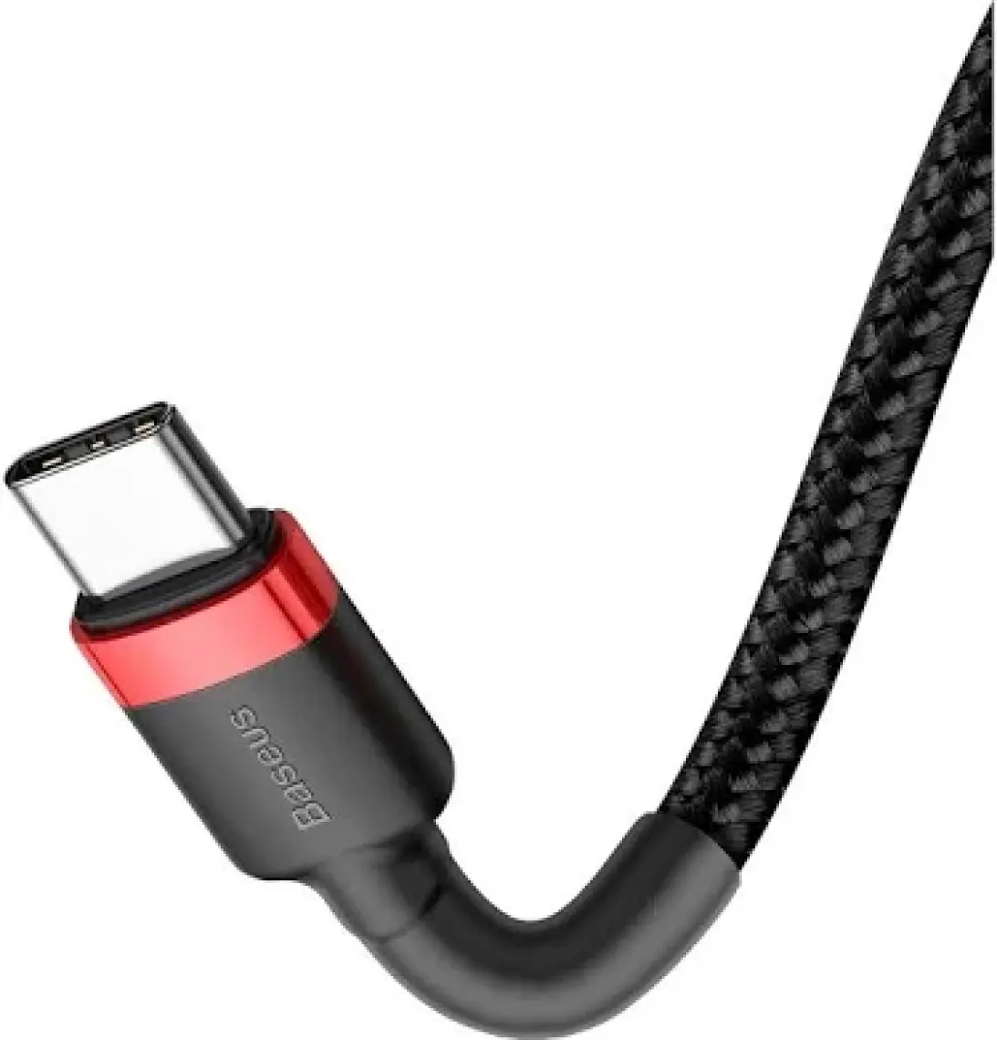 Baseus Cafule PD 2.0 60W Type-C Kablo 3A 2 mt Kırmızı+Siyah CATKLF-H91