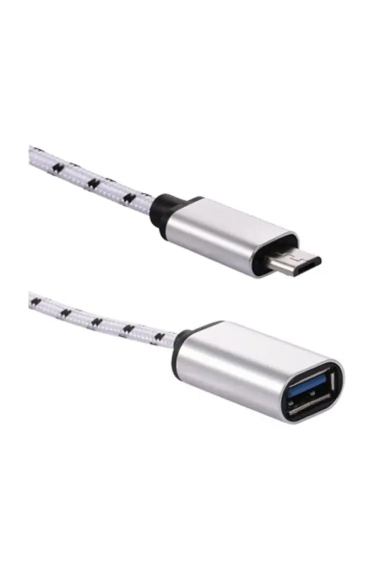 Gplus MC318  UTV007  Micro USB 3.0 To USB 3.0 Otg Kablo Gümüş