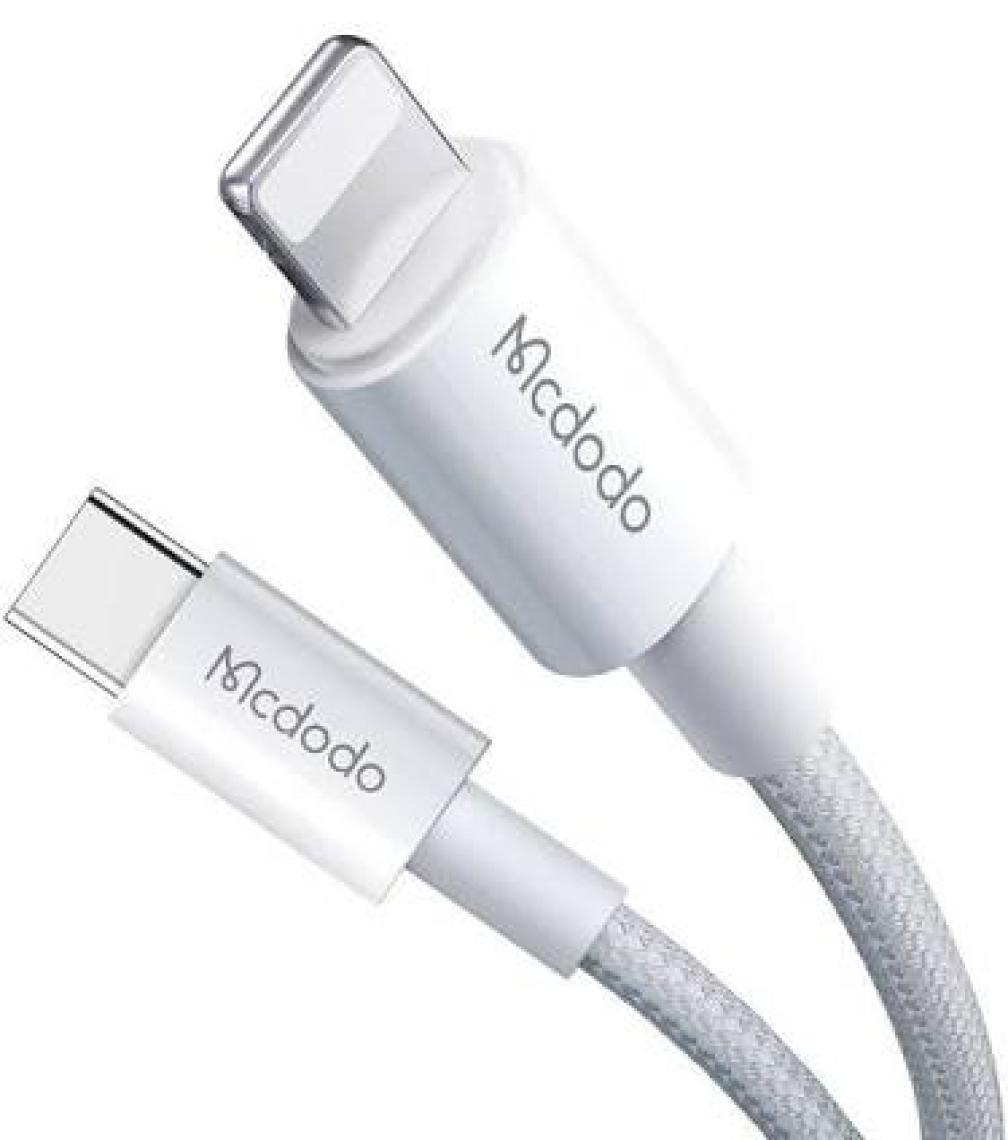 Mcdodo CA-2760 Type-C To Lightning Pd 36W Hızlı Data/şarj Kablosu 1.2m-Beyaz