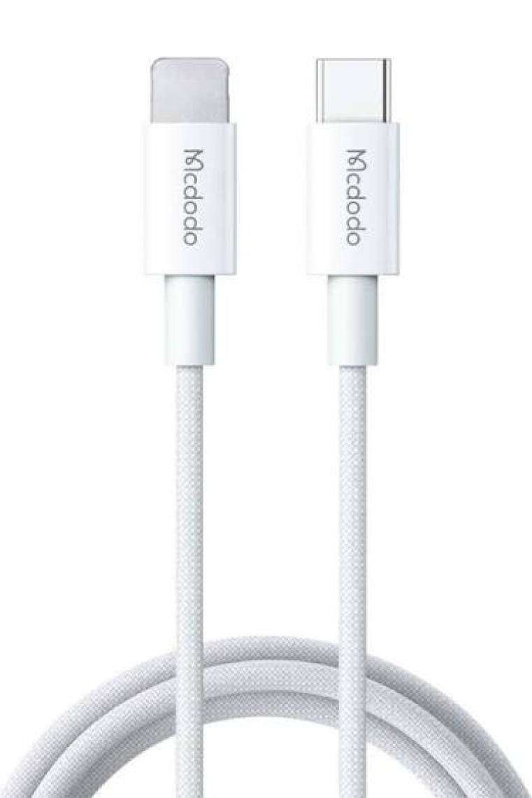 Mcdodo CA-2760 Type-C To Lightning Pd 36W Hızlı Data/şarj Kablosu 1.2m-Beyaz